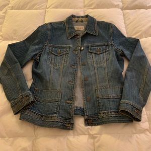Vintage Eddie Bauer stretch jean jacket